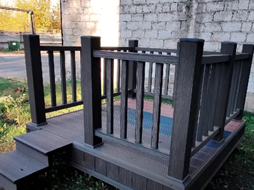 Монтаж террасной доски из ДПК